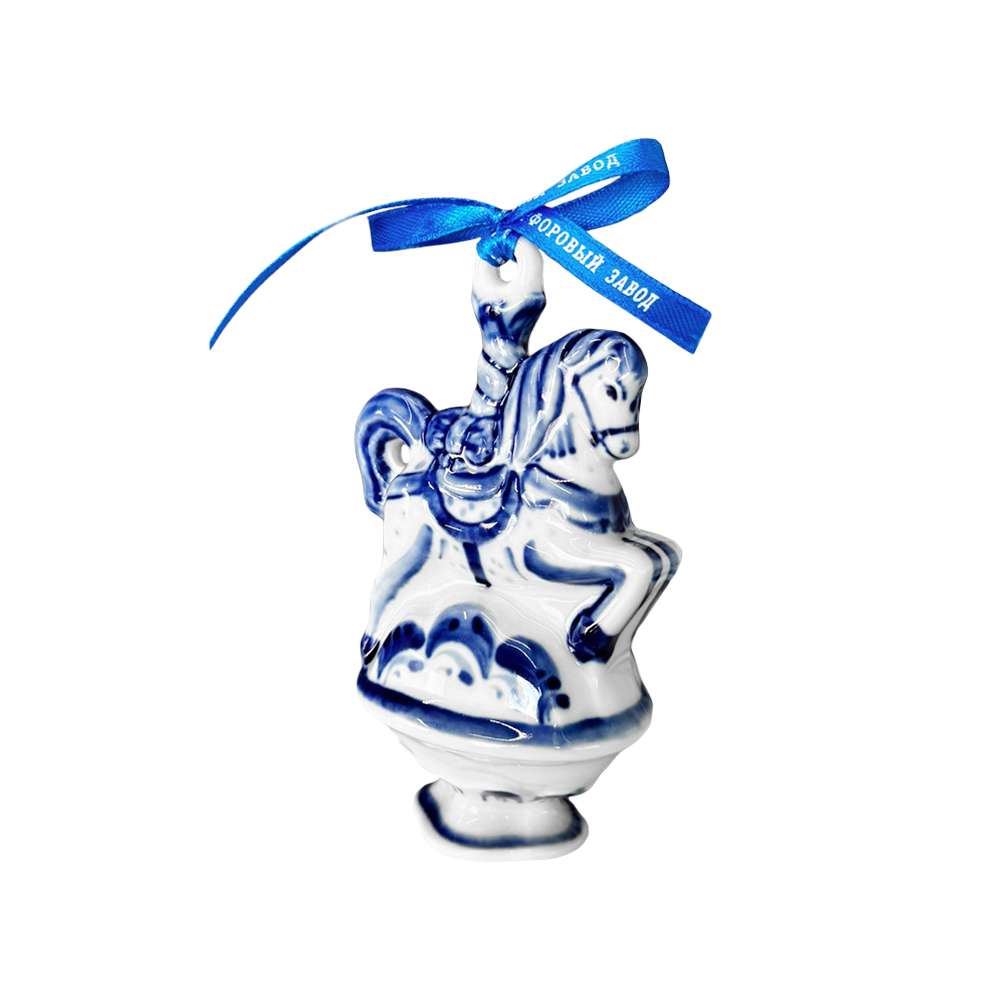 Ёлочная игрушка Карусель лошадка
